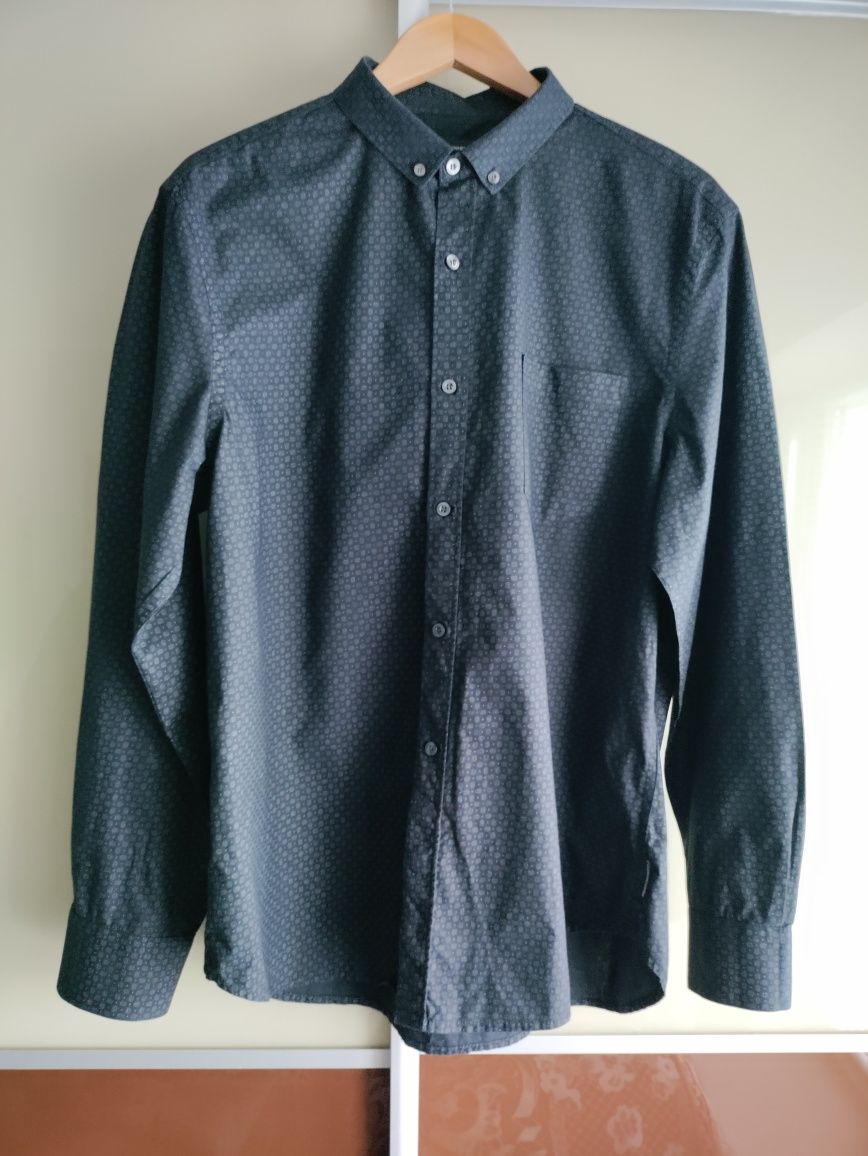 Стильная чёрная рубашка French Connection FCUK XL/L