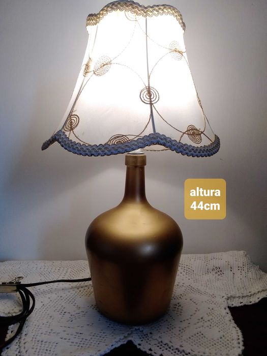 Candeeiro de mesa- bronze, 44cm