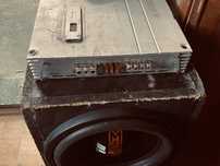 Сабвуфер и усилитетль 1000w