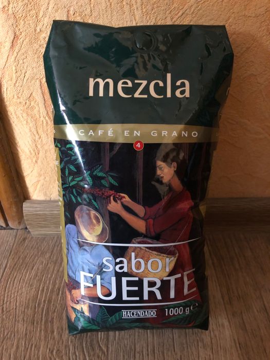 Кава, кофе в зернах 1 кг 100% арабика Испания