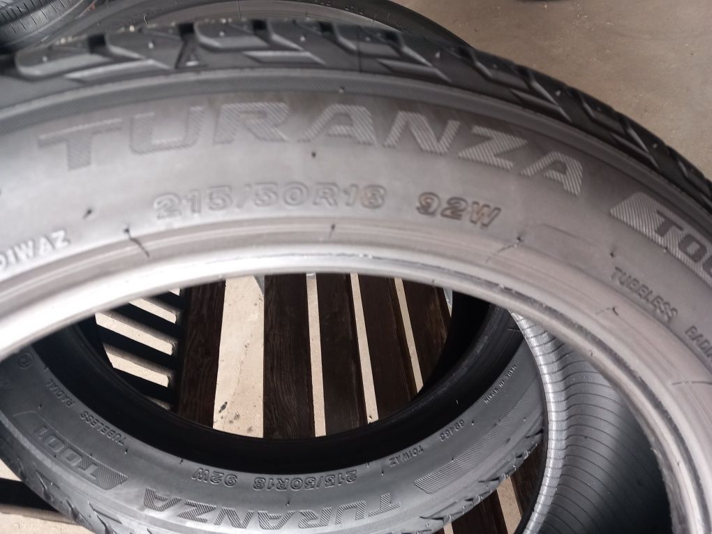 2x opony letnie 215/50R18 Bridgestone Turanza