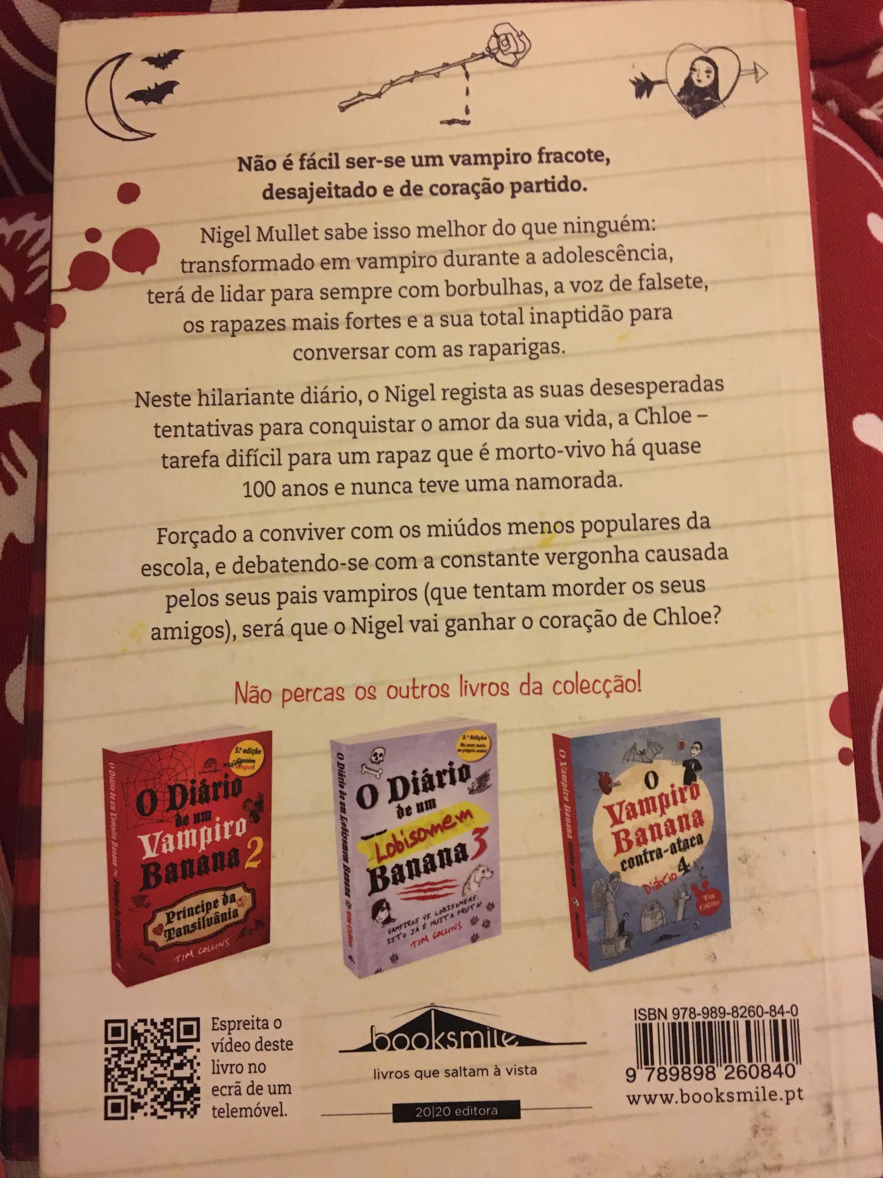 Livro diário de um vampiro banana.