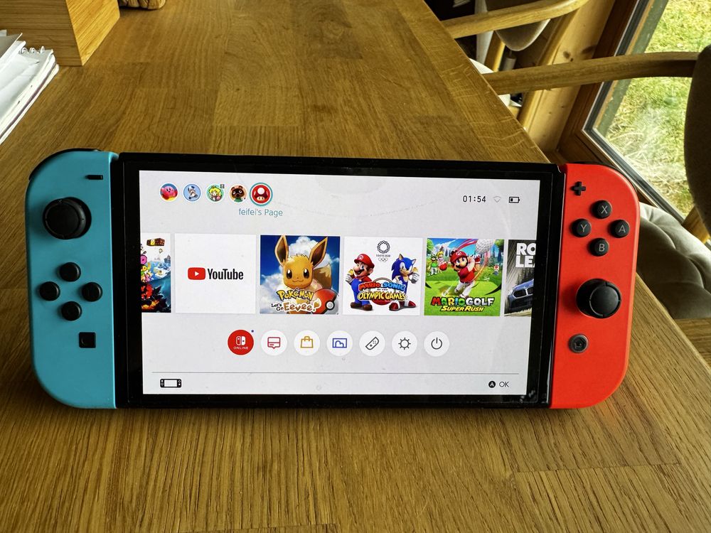 Nintendo Swich Oled 54 gry