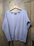 Ciekawy sweter w pięknym pastelowym kolorze r. 46