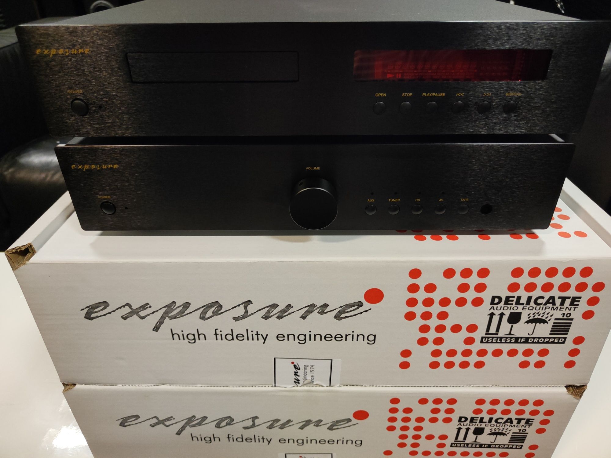 Exposure 1010 AMP wzmacniacz + CD stan igła