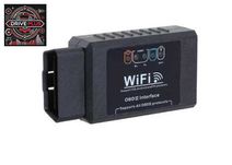 Сканер для автодіагностики OBD ELM-327 Wi-Fi Чорний