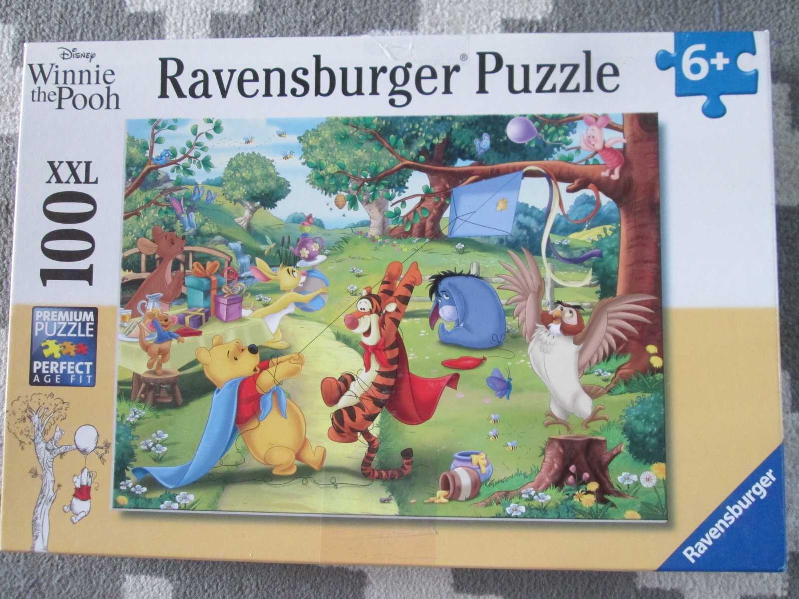Puzzle Ravensburger 100 elementów XXL*Kubuś Puchatek*Disney*