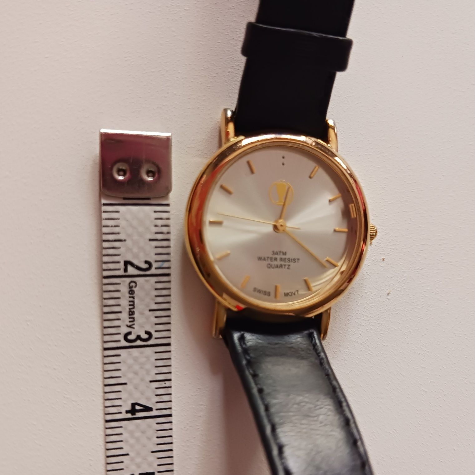 Zegarek damski pozłacany. Swiss MOVT, 3ATM water resist, quartz.