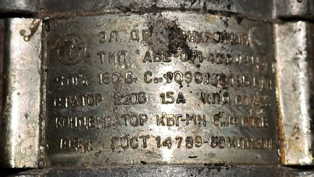 Електродвигун пральної машини Рига Чайка Волна деталі СССР