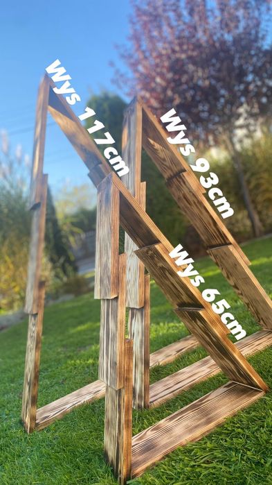 Duża choinka drewniana