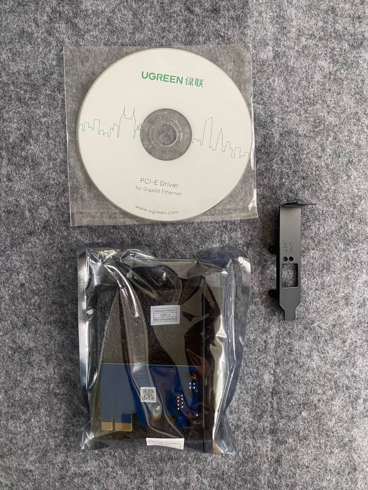 Karta sieciowa śledź UGREEN PCI Express do komputera PC Internetu