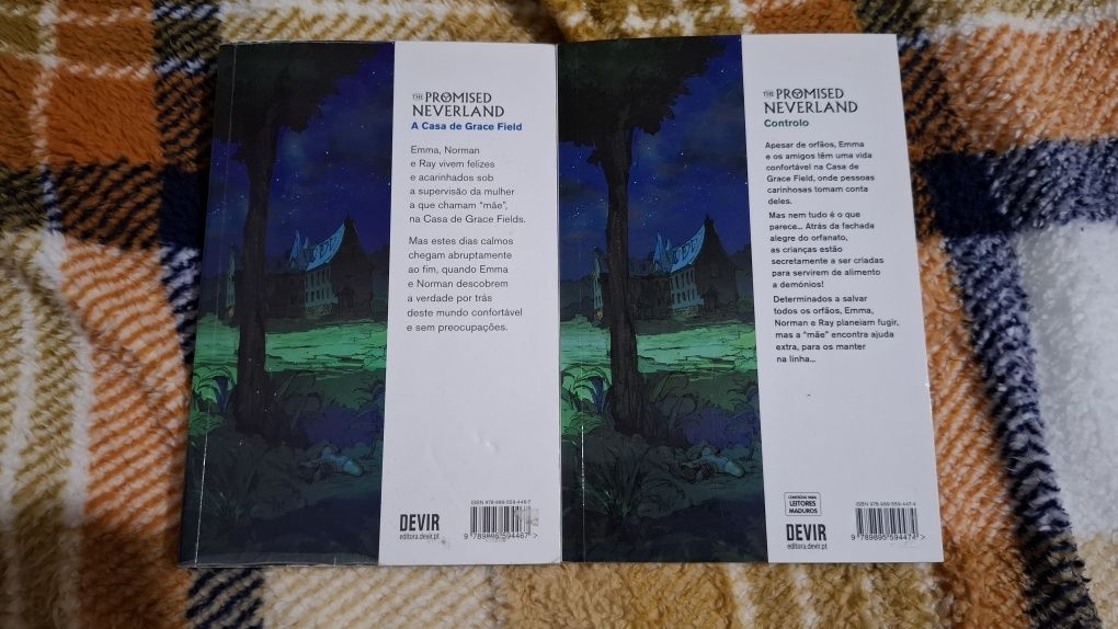Mangá - The Promised Neverland volume 1 e 2