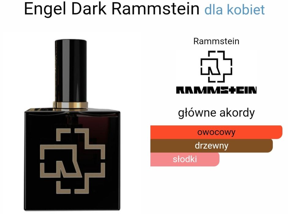 Rammstein engel dark perfumy butelka 100ml