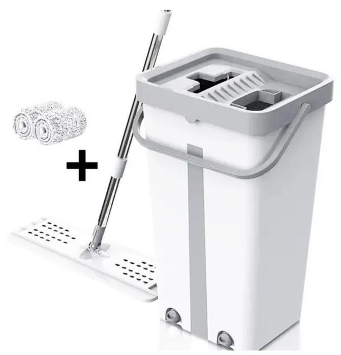 Швабра большая с ведром комплект Scratch Cleaning