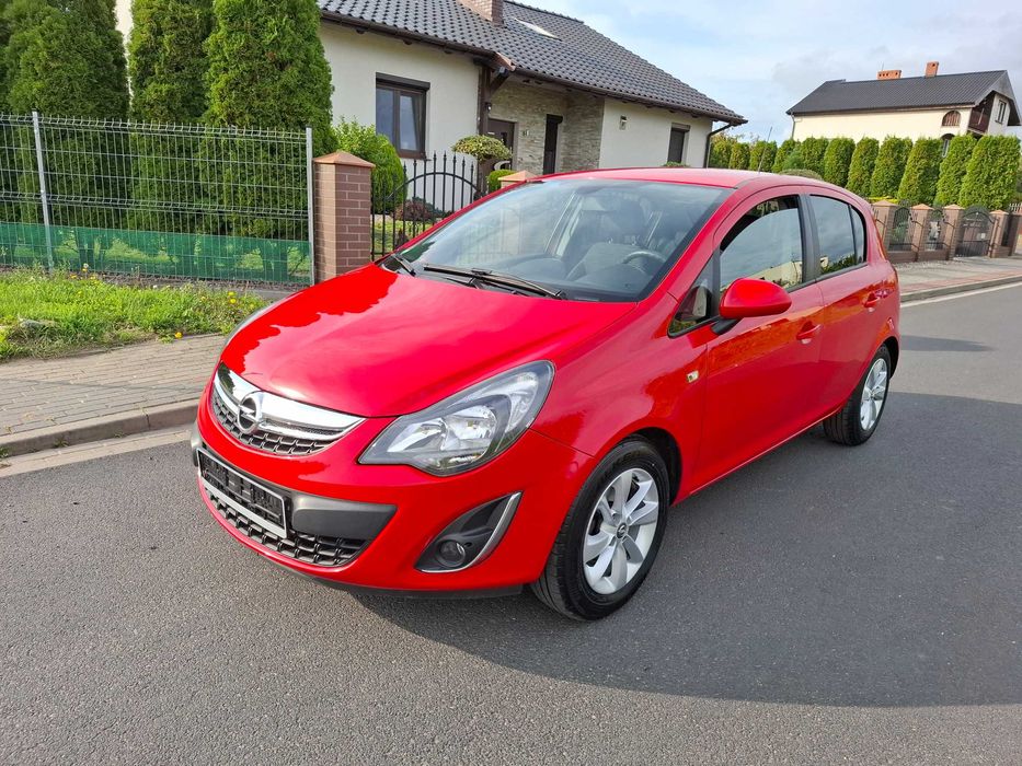 OPEL CORSA D 1.4 2014 rok klimatronik PÓŁSKÓRA NAWIGACJA grzane fotele
