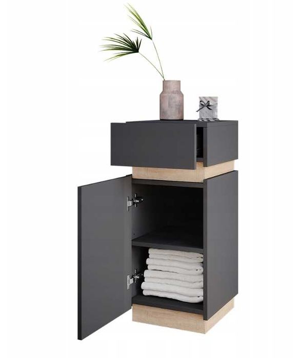 Szafka Midi, słupek stojący Gloria, Antracyt