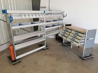 Regały szafki półki do busa zabudowa serwisowa warsztat ZESTAW SORTIMO