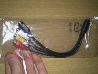 Кабель S-Video (7 pin) - 3 RCA stereo (RCA-Svideo)