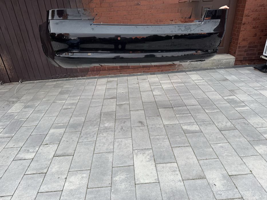 Zderzak czarny tylny SKODA OCTAVIA 2 II