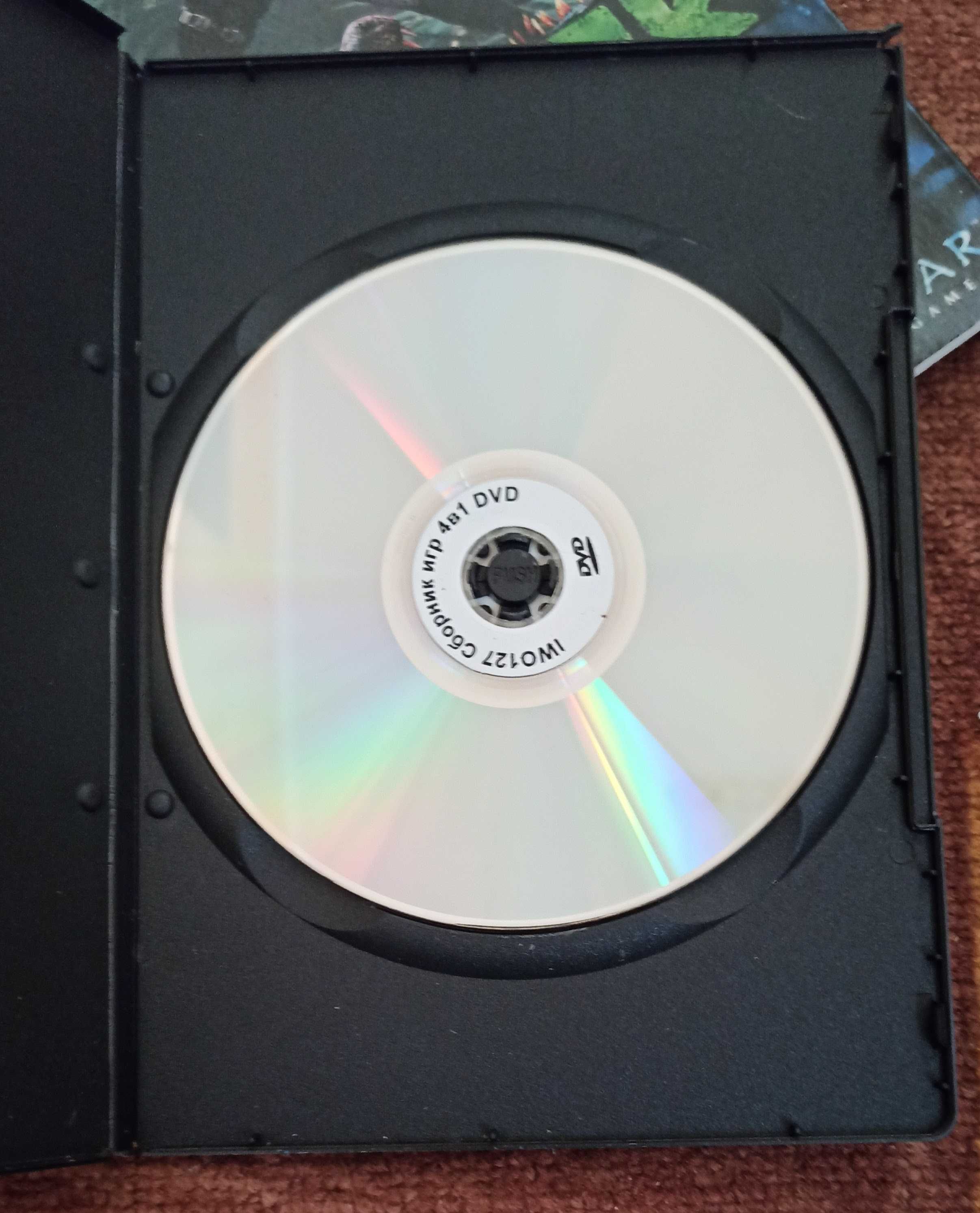 Двосторонній DVD диск з 4 іграми для Windows PC