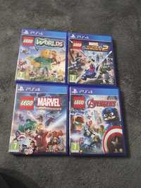 LEGO Avengers, Super Heroes 1 i 2, worlds PS4