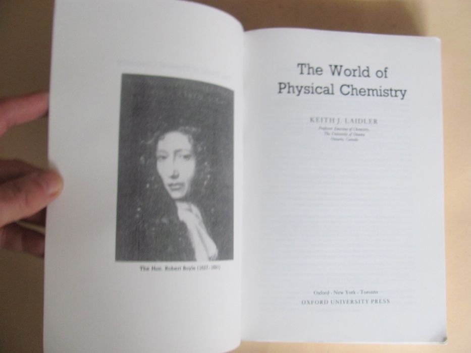 The World of Physical Chemistry de Keith J. Laidler