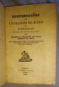 Conversações sobre A pluralidade dos mundos por Fontenelle.