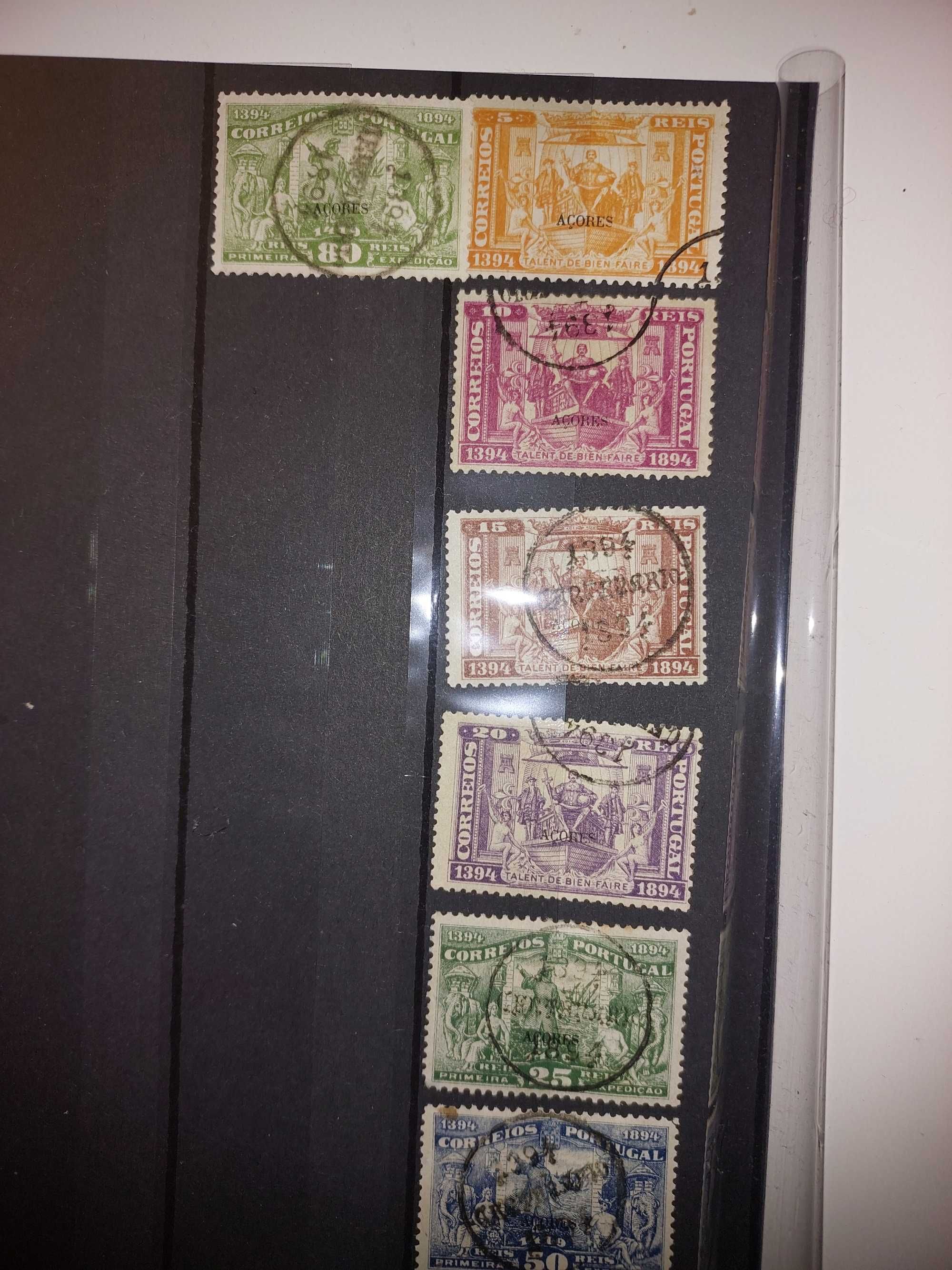 Lote diverso selos das ilhas