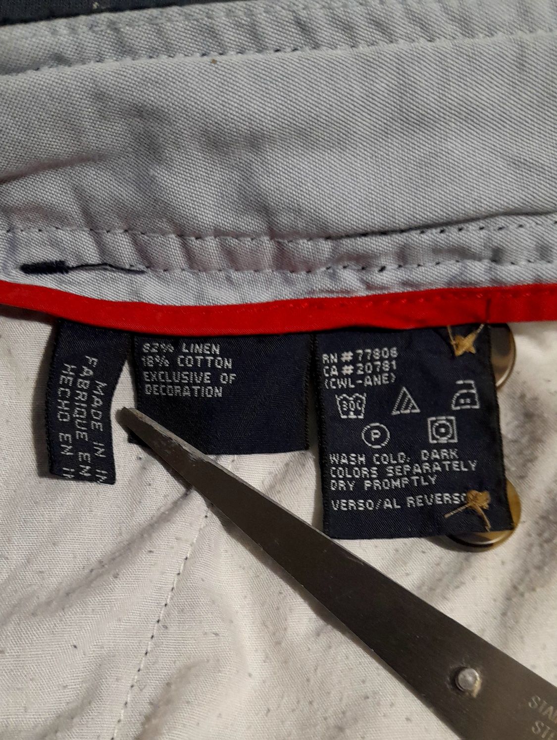 TOMMY HILFIGER.  Льняные, летние шорты Карго