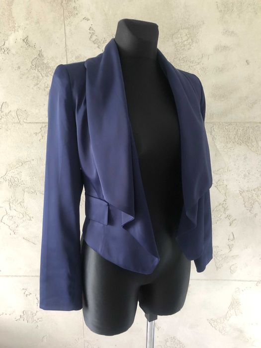 Reserved marynarka żakiet granatowy 36 S