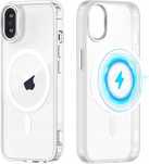 etui magnetyczne yoedge clear do iphone'a x/xs z wbudowanymi magnesami