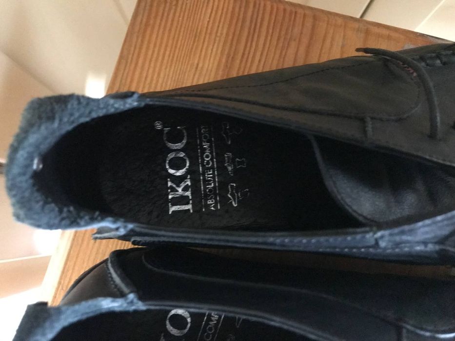 Чоловічі кожані туфлі 45 розмір