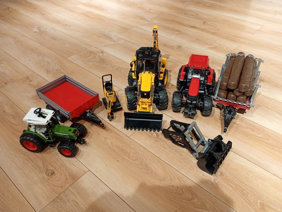 Bruder traktory, zestaw