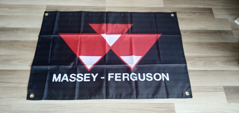 Baner, plakat flaga Massey-Ferguson  z materiału wodoodpornego