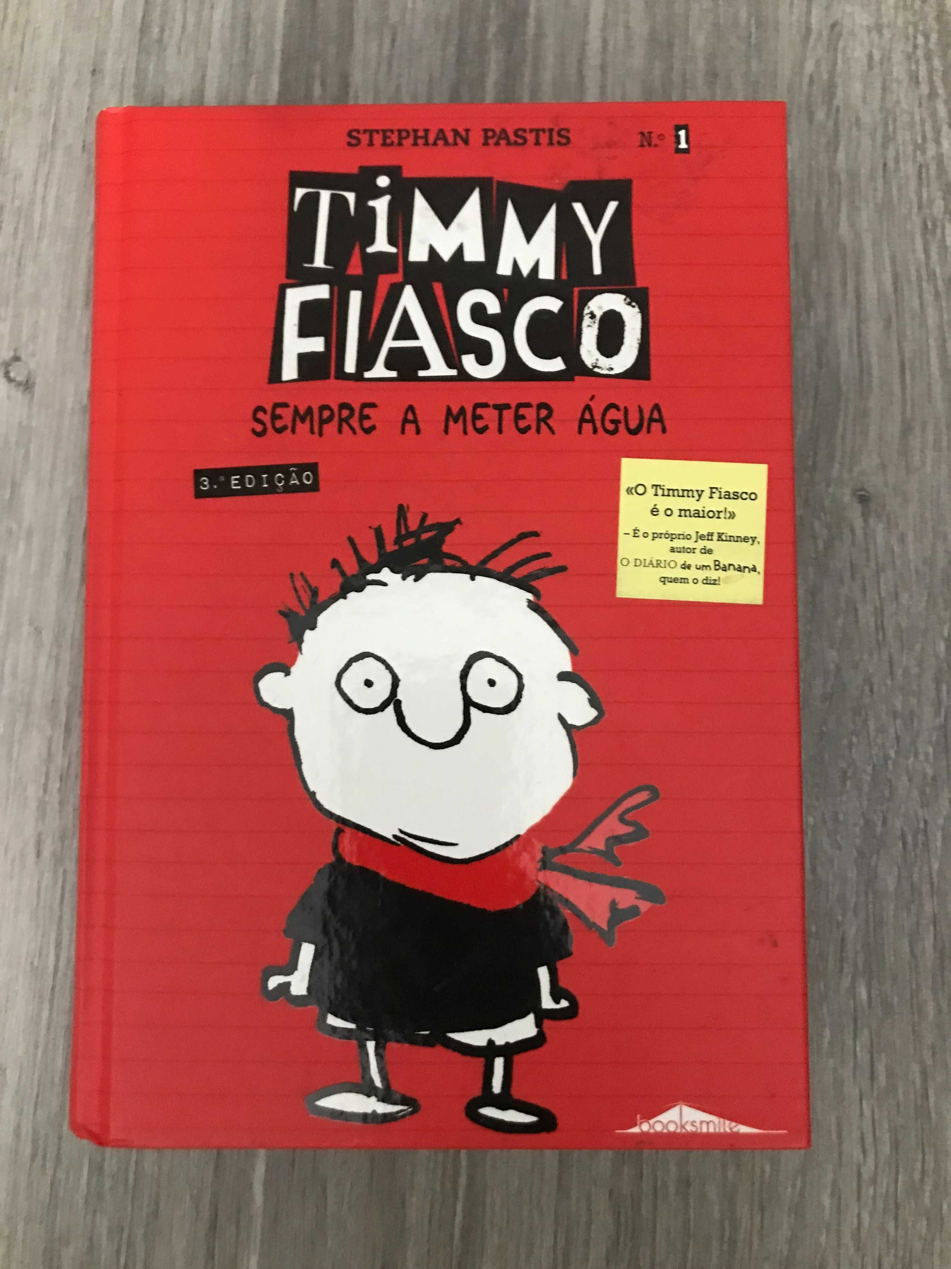 Livro Timmy Fiasco, Sempre a Meter Água