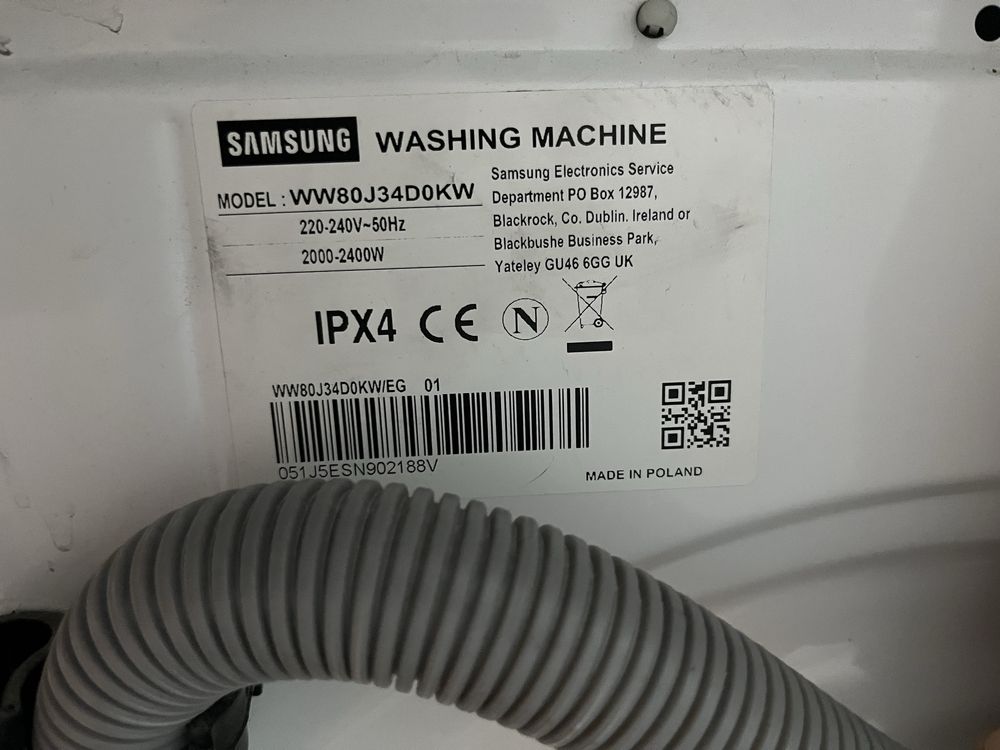 Pralka SAMSUNG 8kg 1400ob A++ |12msc |Dobry stan |Dowóz