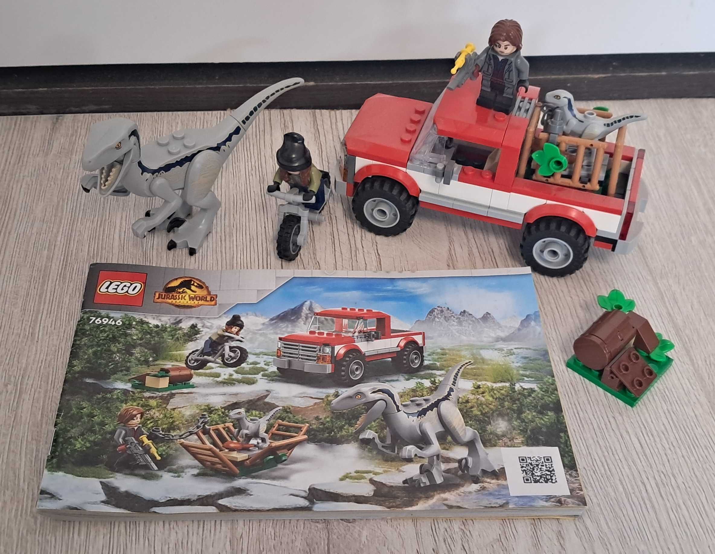 Lego 76946 Schwytanie welociraptorów Blue i Betty