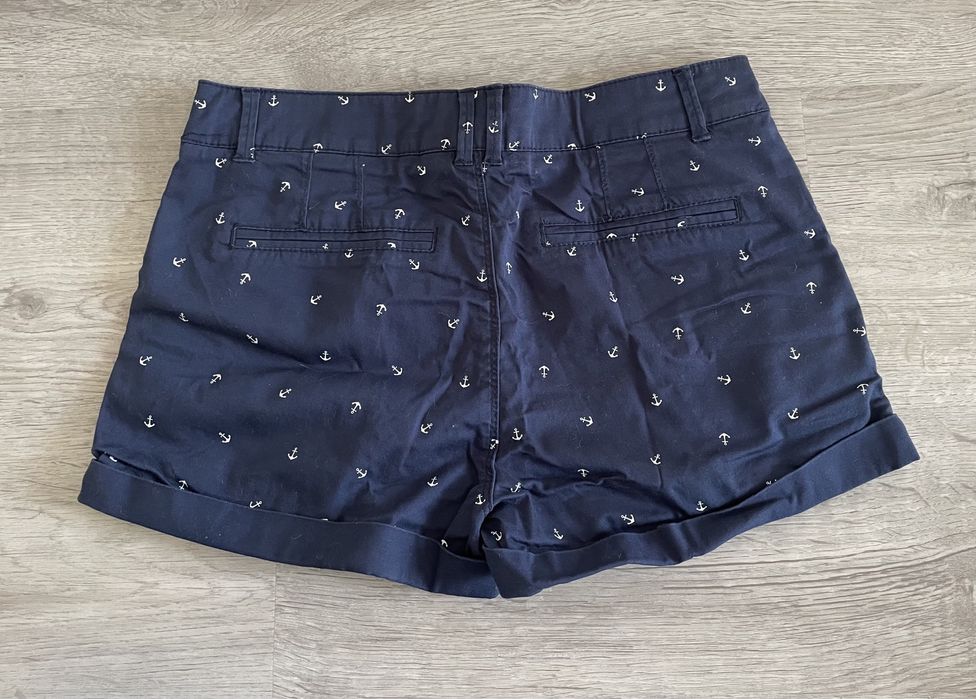 Calções azuis com âncoras (Springfield, tamanho 34)