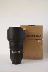 Nikon Nikkor AF-S 24-70mm 2.8g ED- stan idealny