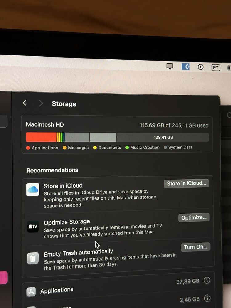 Macbook Air M2 Cinzento