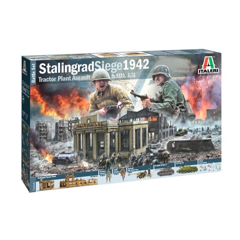 Stalingrad Siege 1942 model diorama 1/72 Italeri 6193
