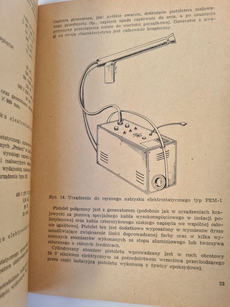 Natrysk elektrostatyczny - Książka