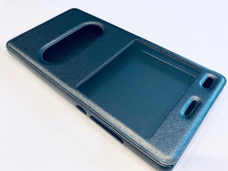 Etui Futerał S-View Cover - Huawei P8 Lite (Szary)