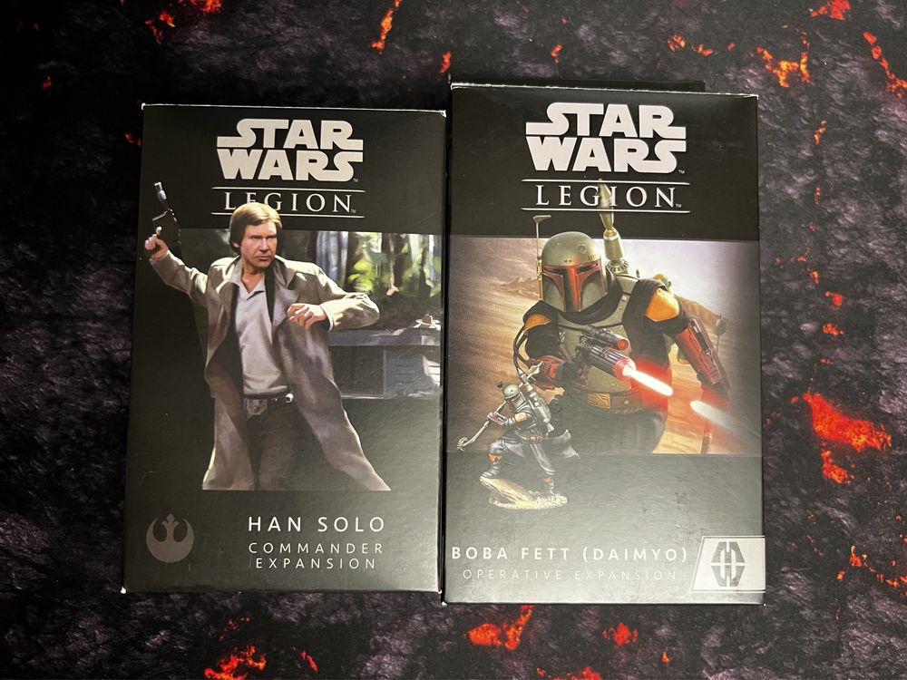 Star wars legion boba fett i han solo