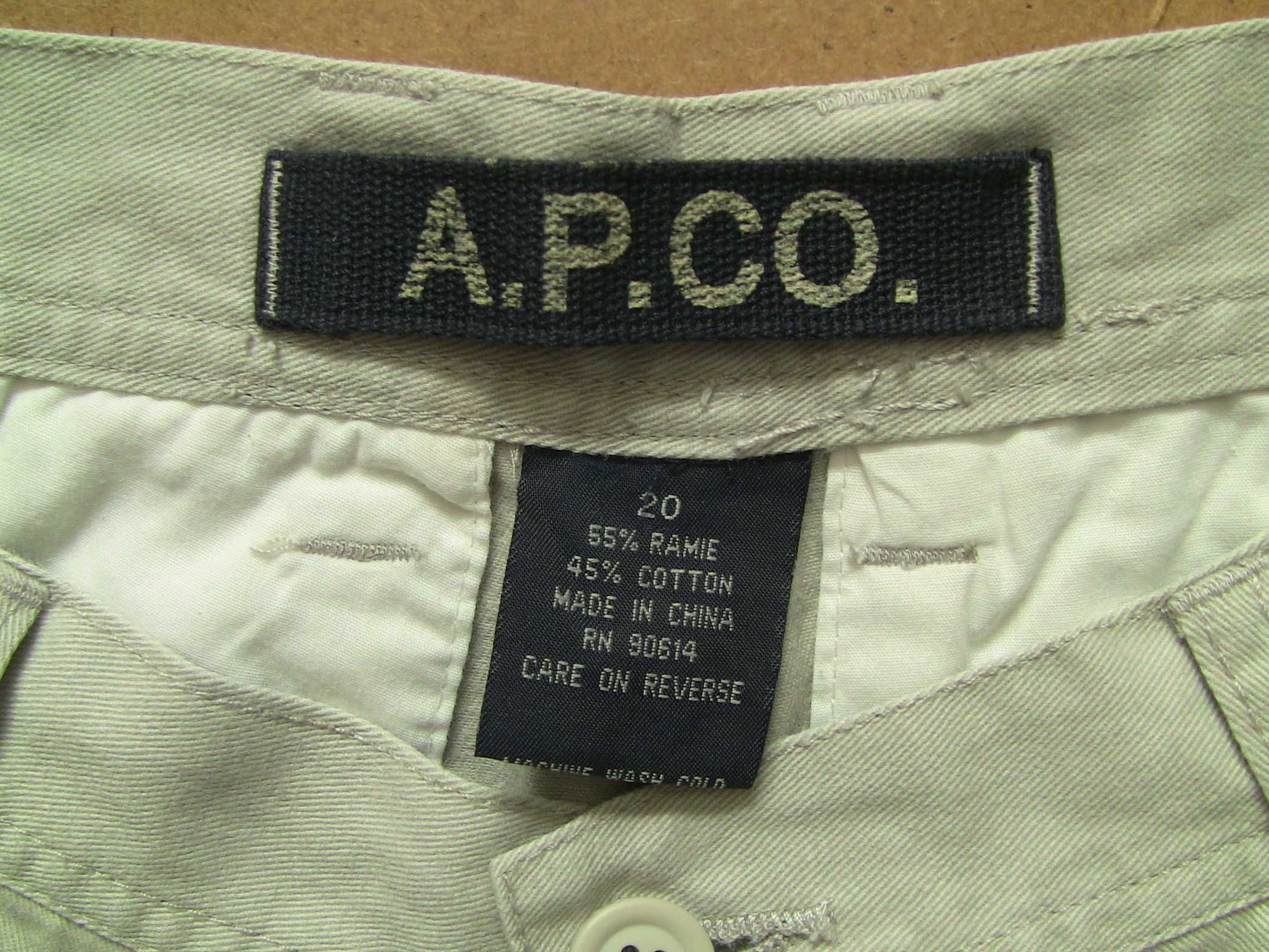 Новые мужские американские широкие шорты, бриджи A.P.C.O. 48размер