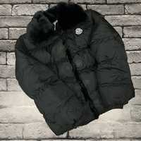 РАСПРОДАЖА -40%| Женская куртка Moncler|S-M|черный|качество-LUX
