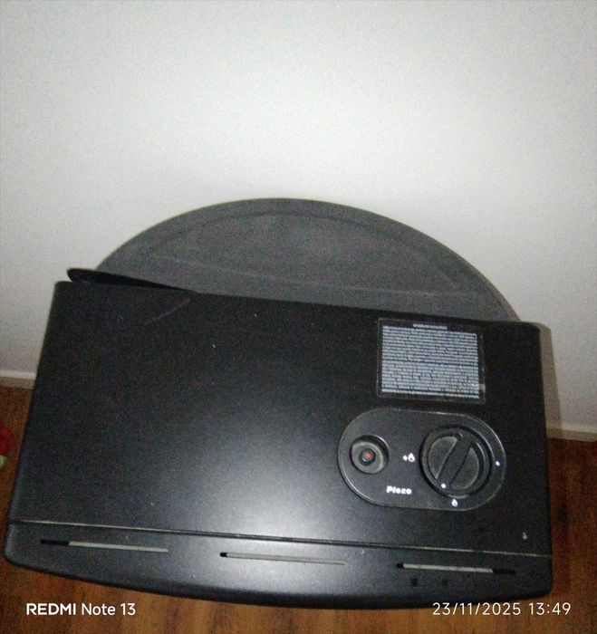 Aquecedor a gás com botija e redutor