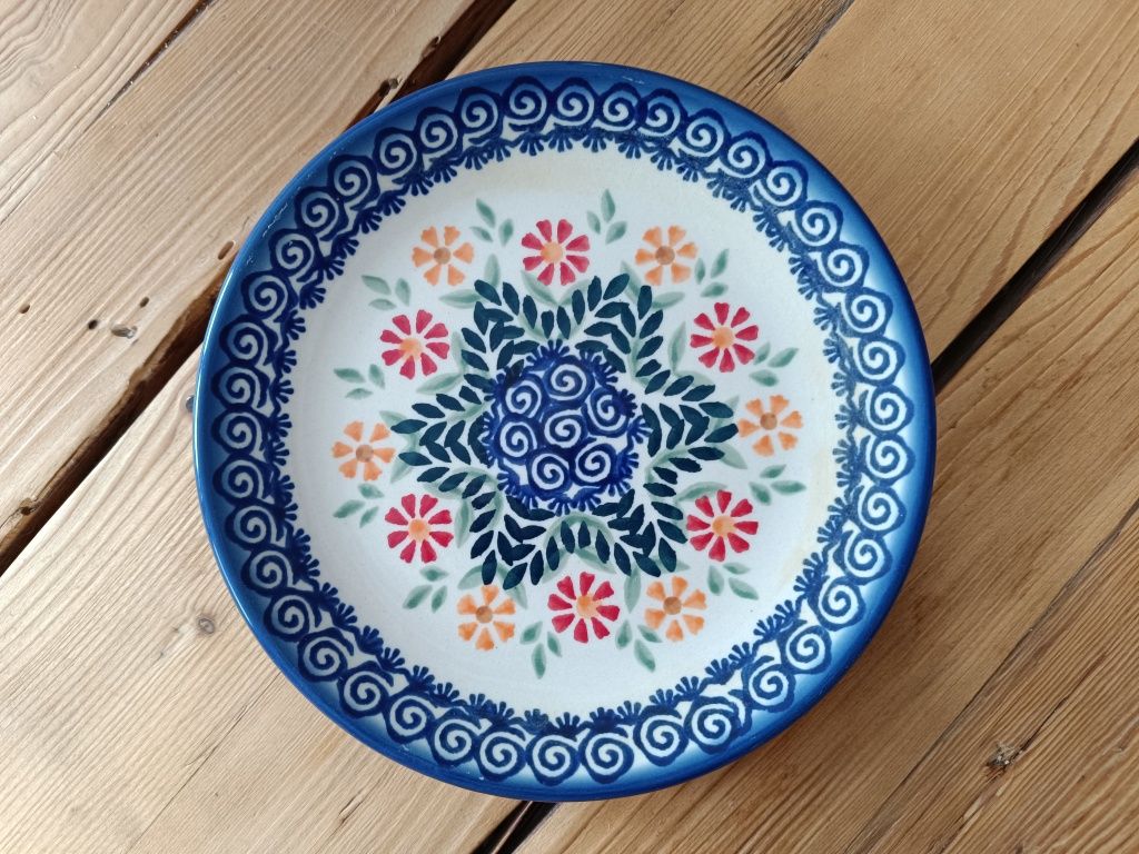 Bolesławiec talerz deserowy ok. 19 cm