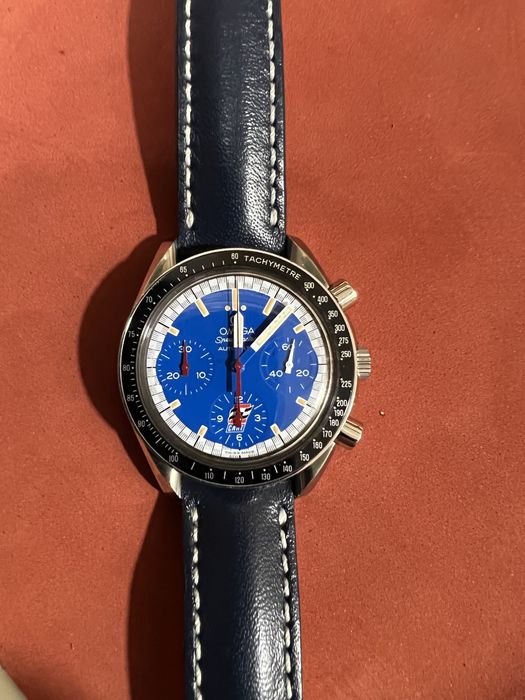 Relógio omega Speedmaster modelo kart, posso fazer troca