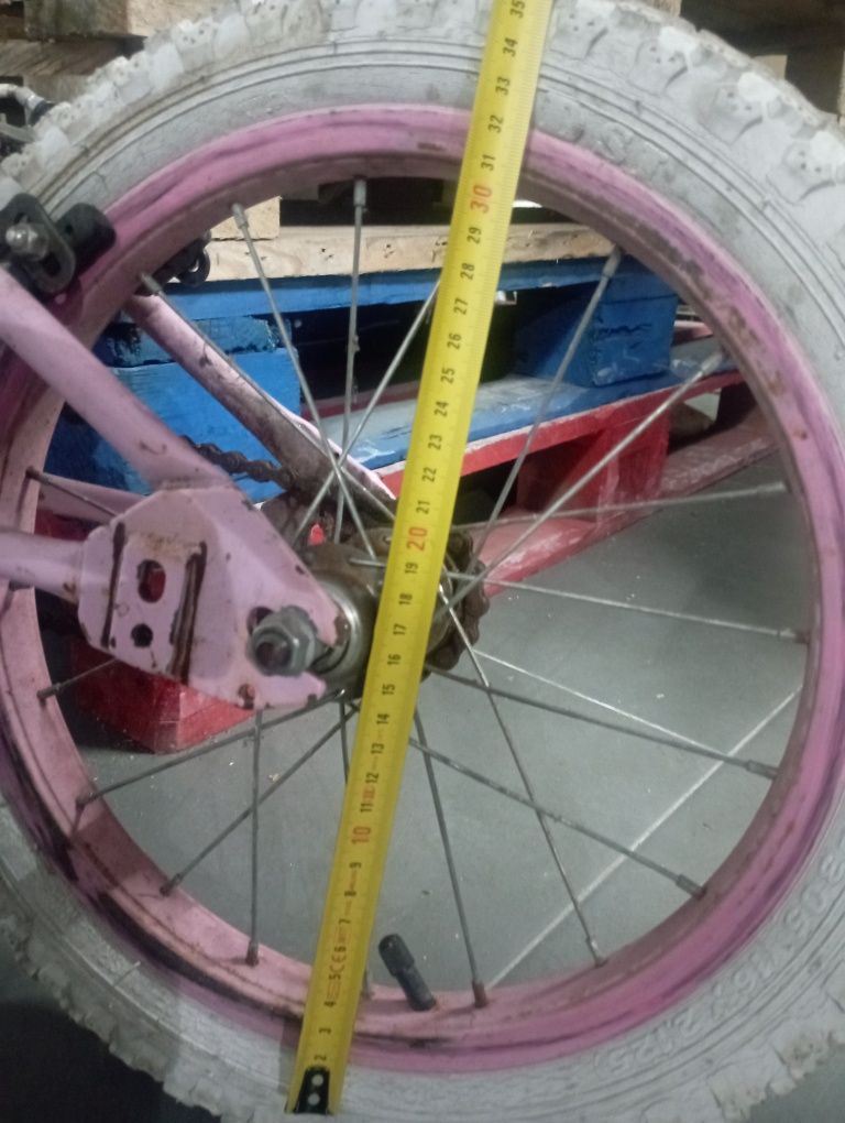Bicicleta rosa menina